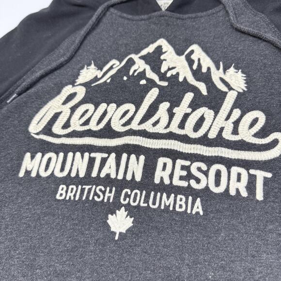 Campus Crew Revelstoke Mountain Resort Hoodie Mens Small Pullover Canada - Picture 2 of 10